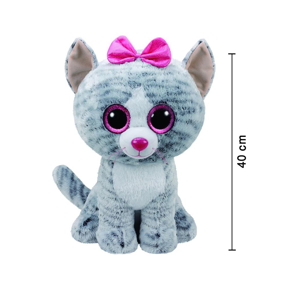 Beanie Boos Kiki Cat Plush Toy Grey