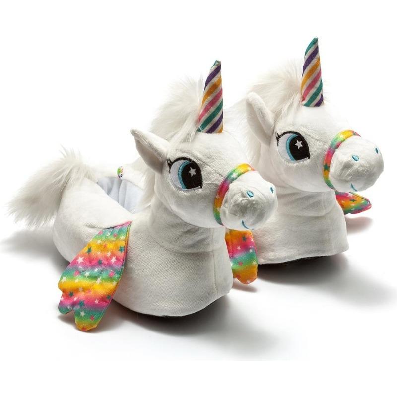 Twigy White Unicorn Slipper Size 30-31