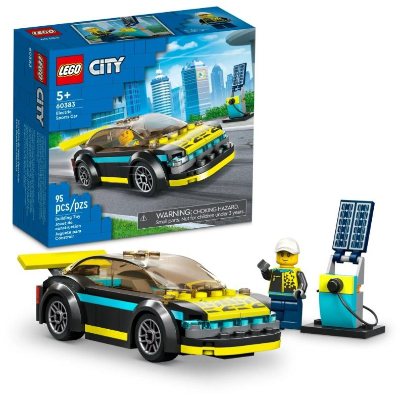 LEGO City Electric Sports Car Building Toy Set - 95 Pcs