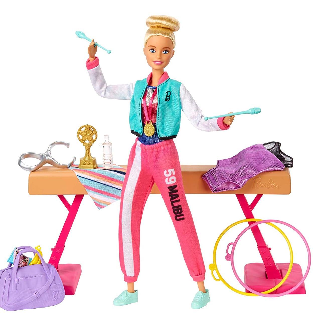 Barbie Gymnastics with Twirling Feature Balance Beam