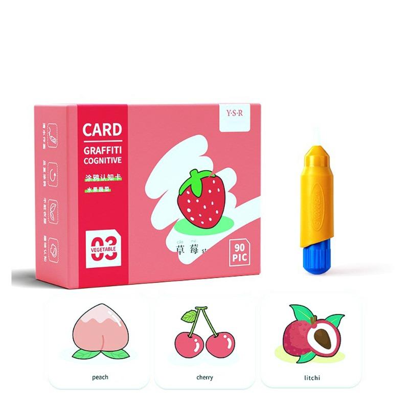 Grafiti Congnitive Cards Set - Fruits And Vegetables