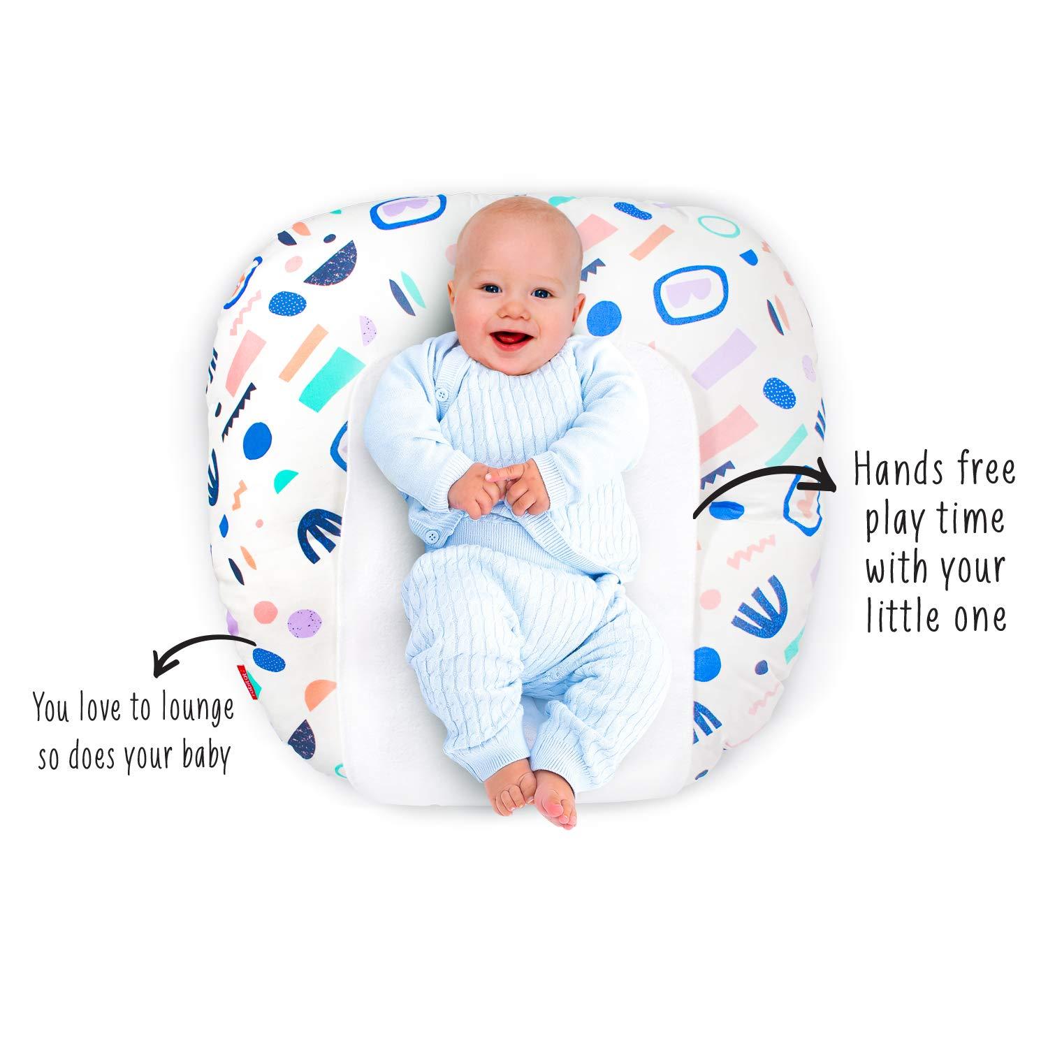 Rabitat Snooze Baby Lounger with Waterproof Protection - Desert River