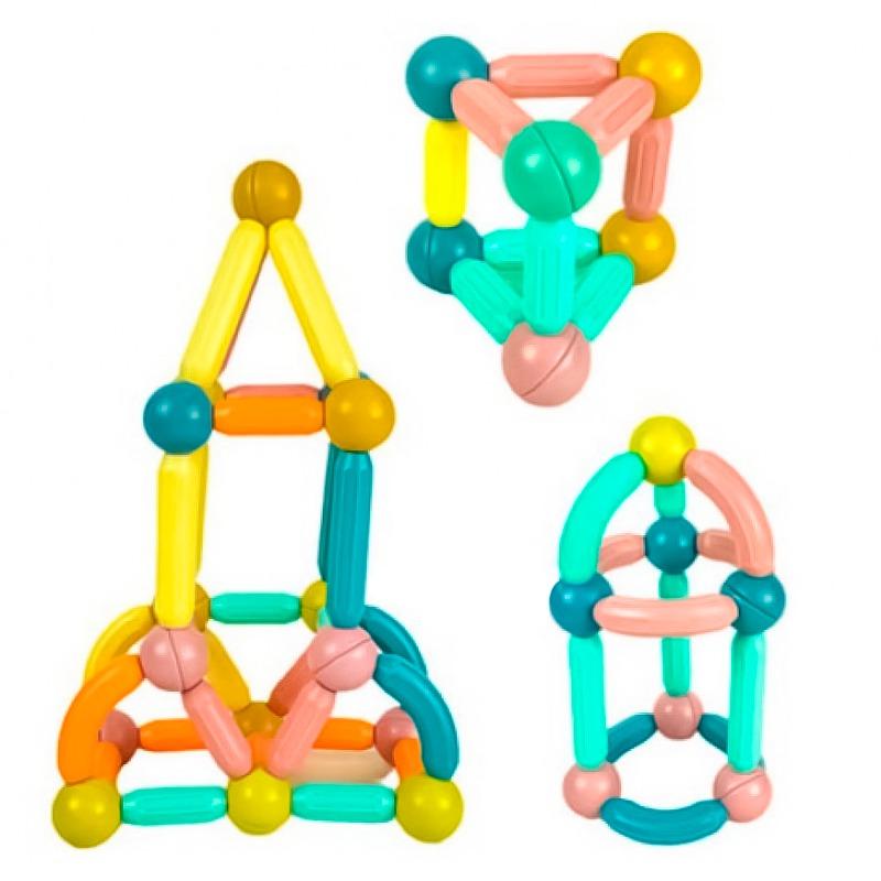 On Shine Montessori Magnetic Building Blocks - 176 Pcs