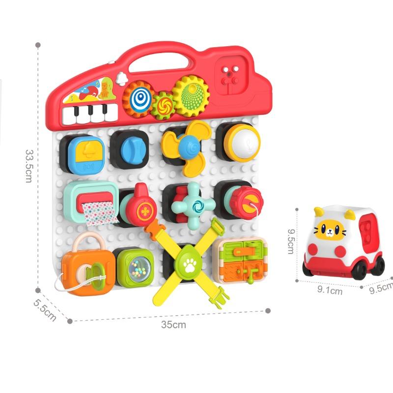 Huanger Musical Board Building Kit with Lights - 13pcs