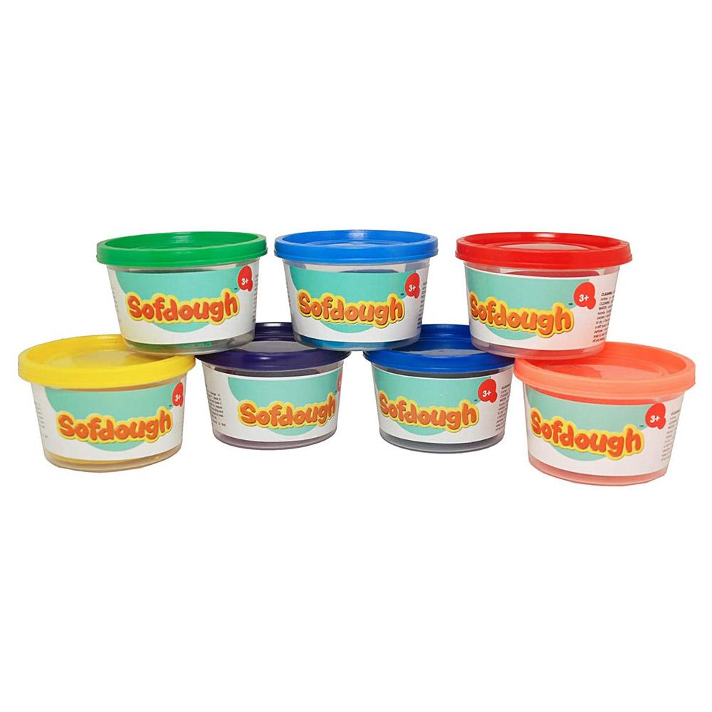 فن سكول - مجموعة صلصال ألوان القوس قزح