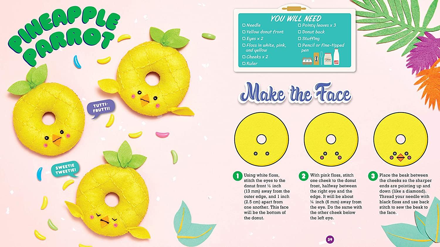 كلوتز - مجموعة حياكة دونات بتصميم الحيوانات