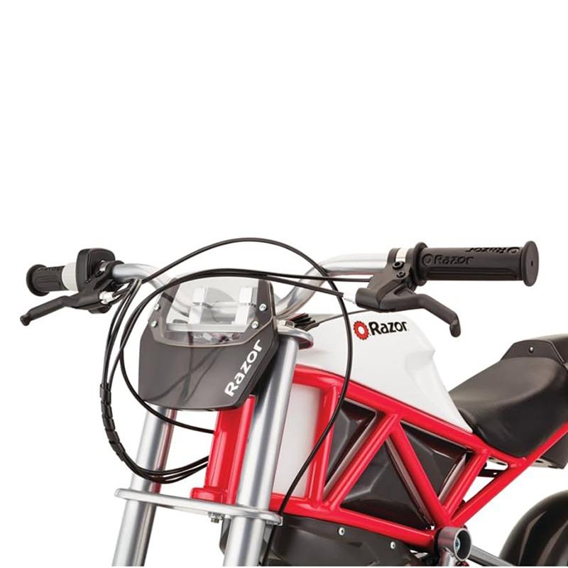 رازور - دراجة ار اس اف 650 الكهربائية لون أحمر وأسود