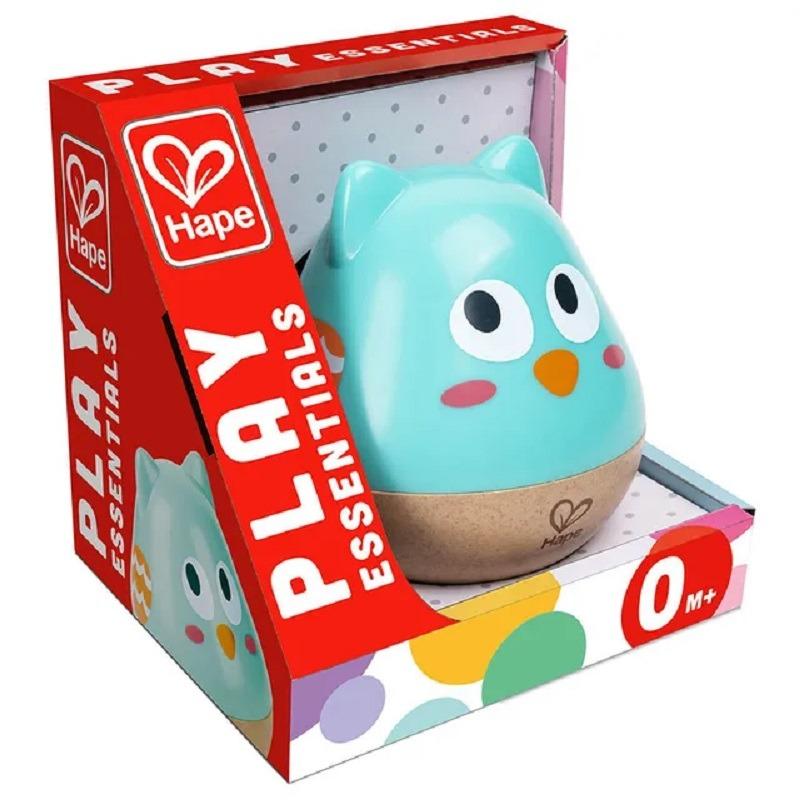 Hape Owl Musical Wobbler - Blue