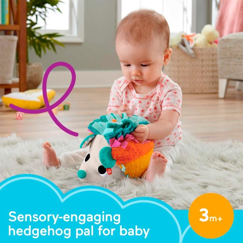 فيشر برايس - لعبة كادل آند سناجل على شكل قنفذ قطيف مع موسيقى