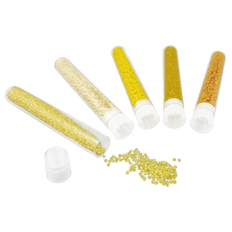 بوكي - أنابيب الخرز لون أصفر