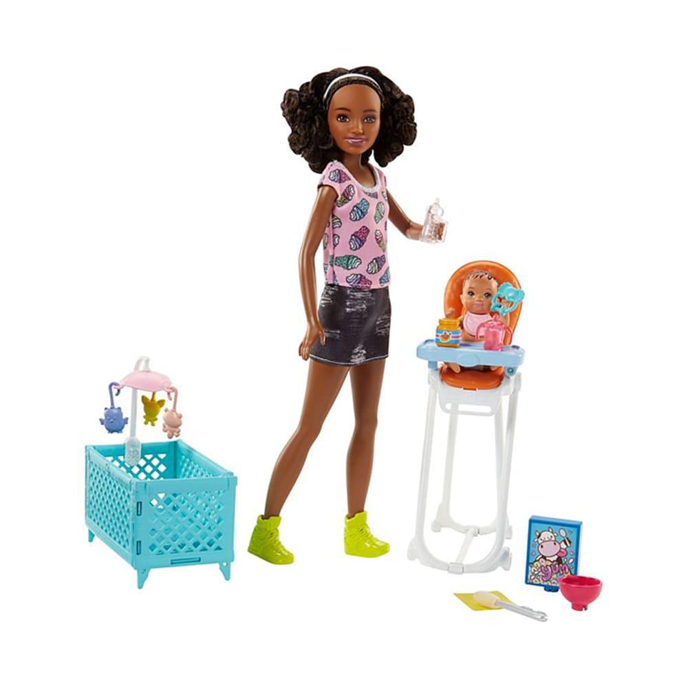 Barbie Babysitters Doll And Playset