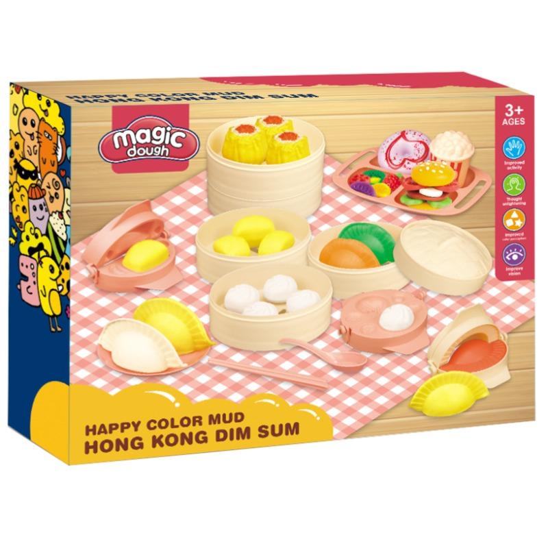 Magic Dough Colored Mud Hong Kong Dim Sum Set