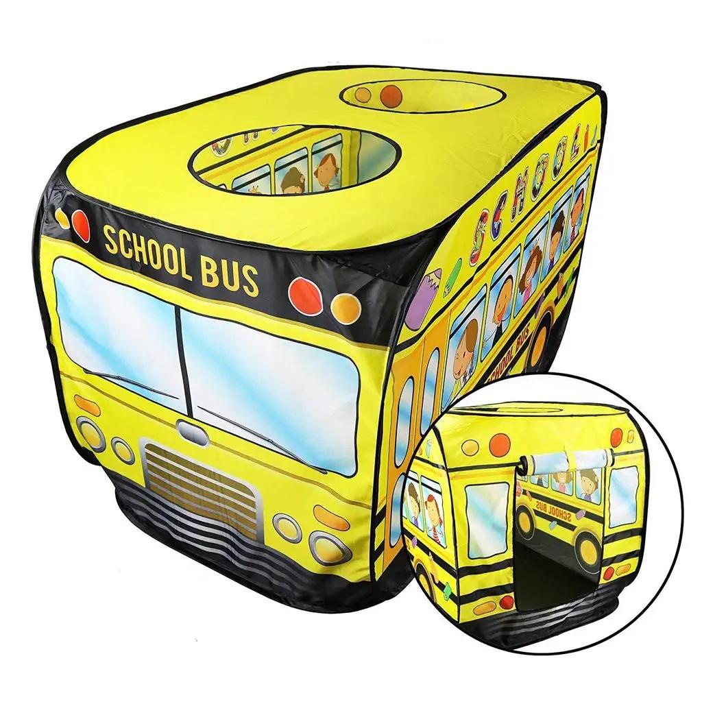 Babysit Childrens School Bus Tent - 50 Balls