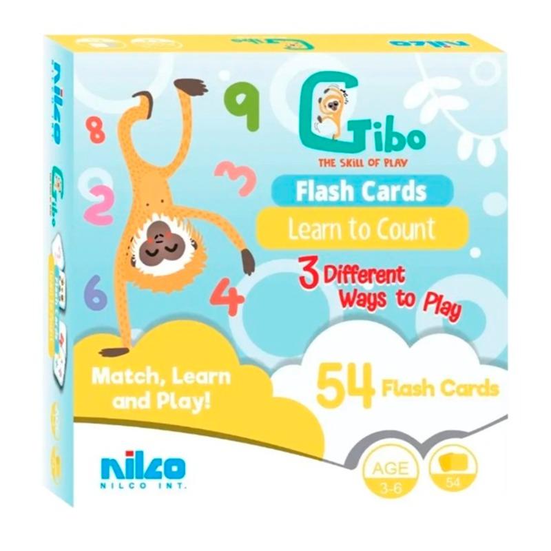 Nilco Gibo Flash Card Learn to Count Card Game