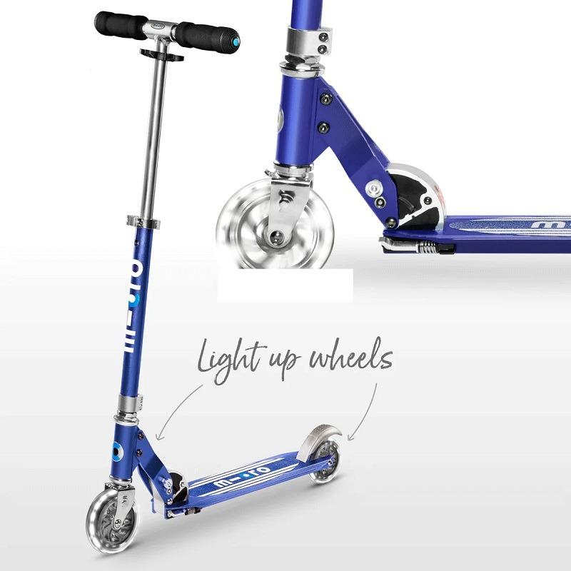 Micro Sprite LED Scooter Blue Stripe
