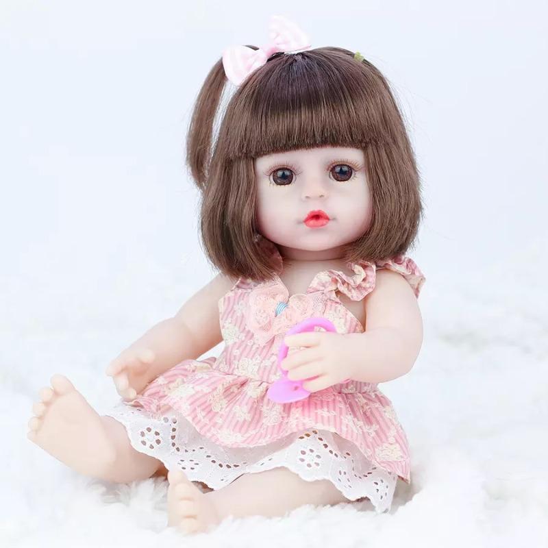 Baby Sweet Baby Doll Peach Dress With Complete Care Accessories 38 cm