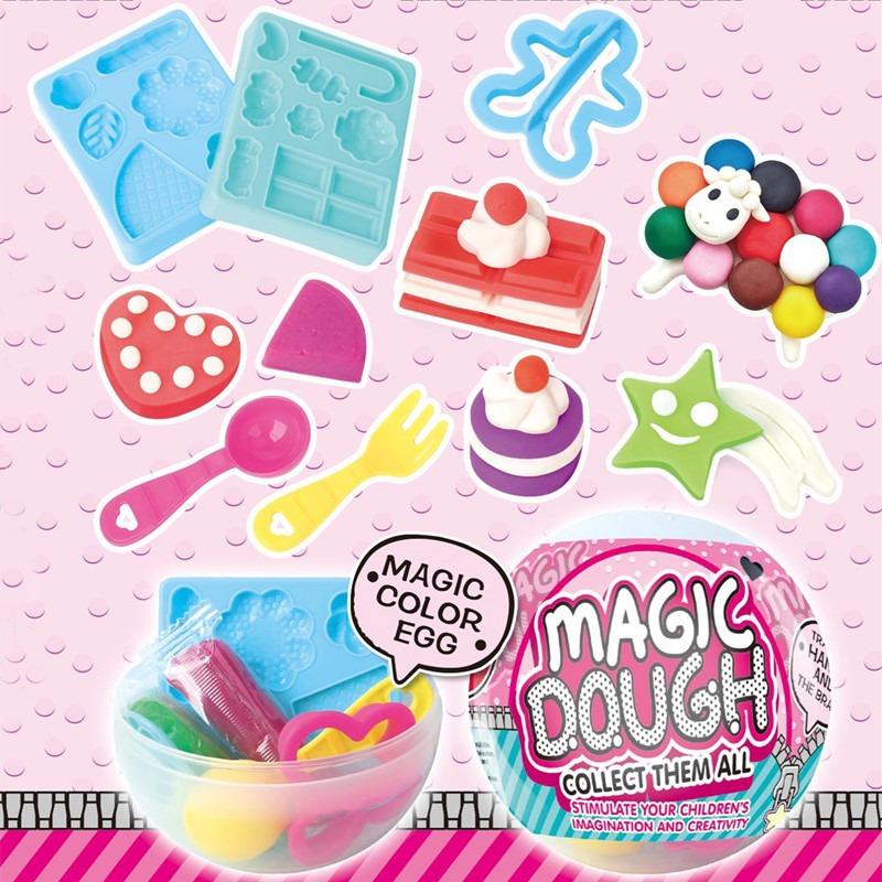 Magic Dough Magic Color Egg Clay Set