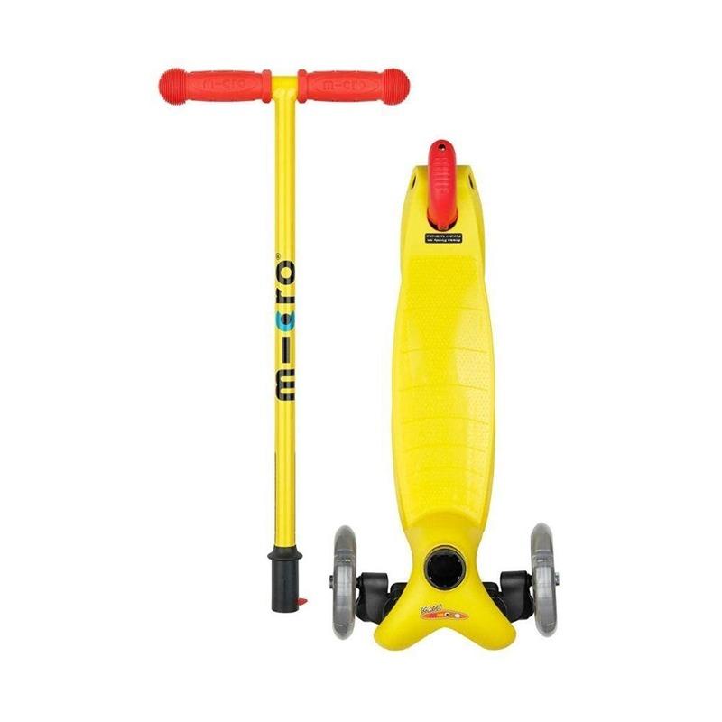 مايكرو ماكسي - سكوتر ليد تي بار لون أصفر