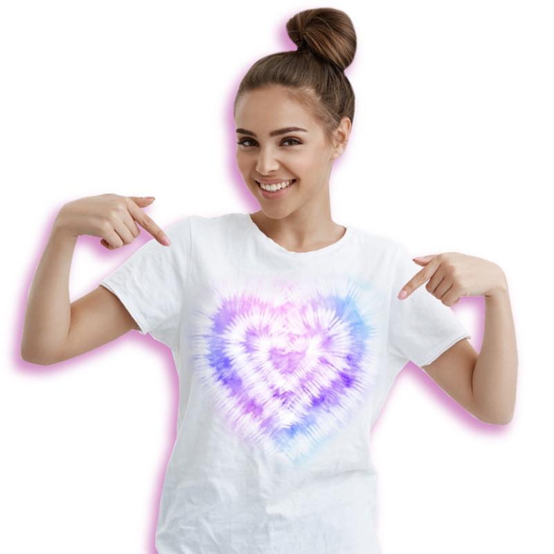 Tie-Dye Hearts