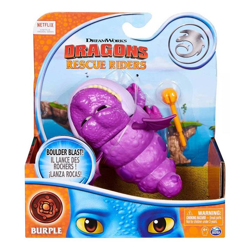 DreamWorks Dragons Rescue Riders Basic - Burple Figure
