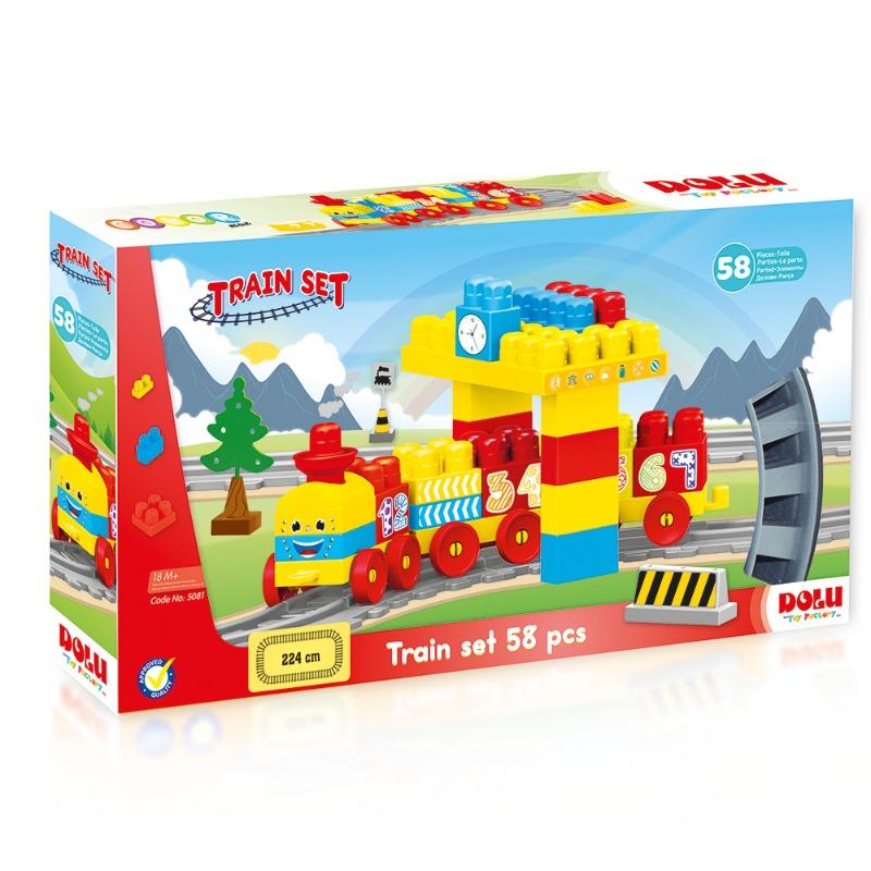Dolu - Train Set 58 Pcs