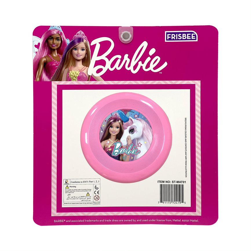 باربي - طبق الفريسبي الطائر  - وردي
