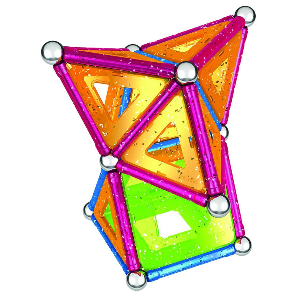 Geomag Glitter Panels Magnetic Construction Set - 68 Pcs