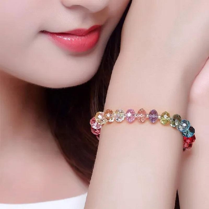 Essen Crystal Glass Beads For DIY Bracelet Jewelry Making - 1368 Pcs