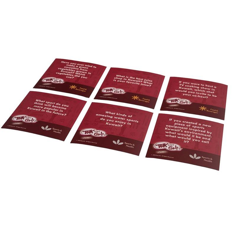 لنتكلم معًا يا بنات - مجموعة بطاقات إحتفالا بالكويت - إنجليزي