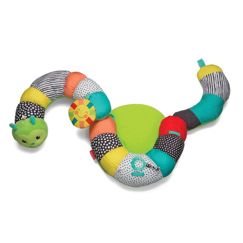 إنفانتينو - داعم الجلوس ووقت الاستلقاء للمواليد بتصميم اليرقة