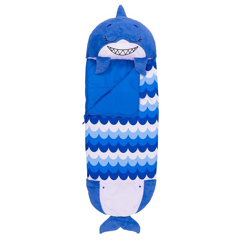 هابي نابيرز - ساك النوم بتصميم القرش الأزرق حجم كبير