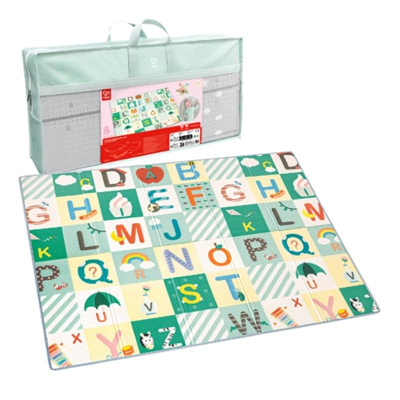 Alphabet Play Mat + Wooden Watch Bundle