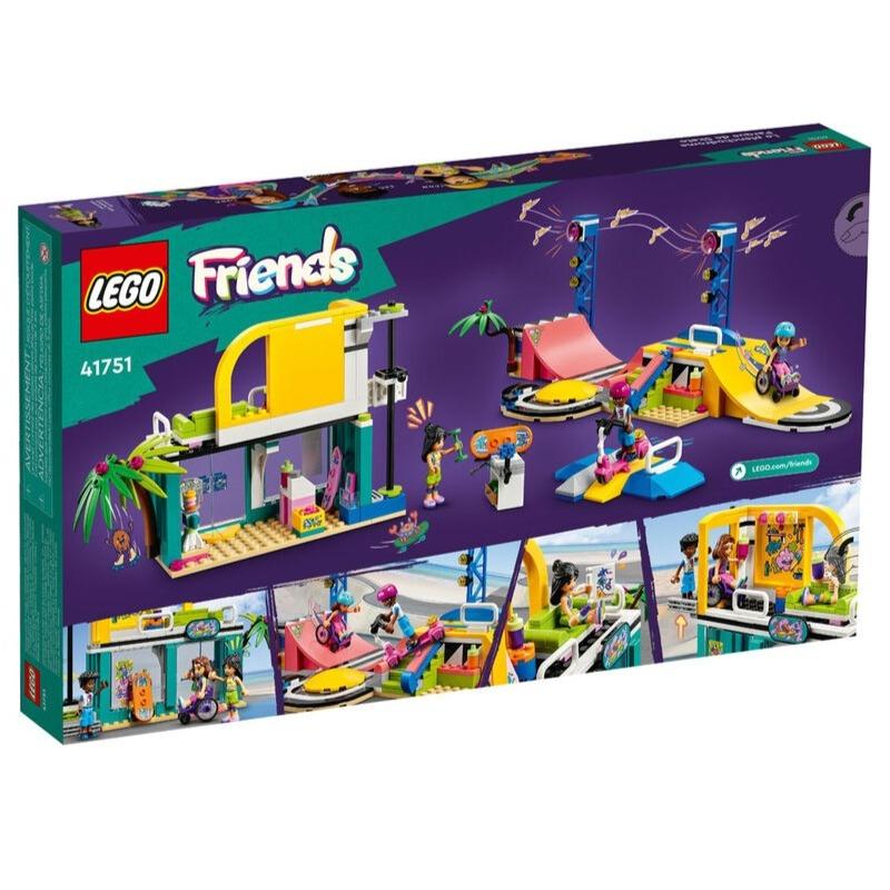 LEGO Friends Skate Park Building Toy Set - 431 Pcs