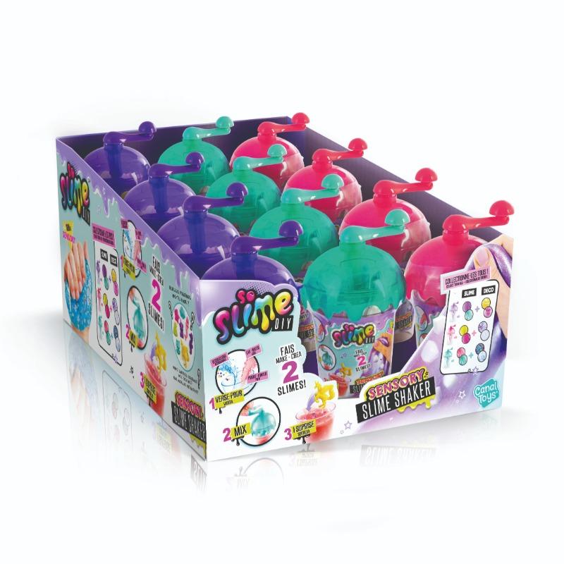 سو سلايم - مجموعة صنع السلايم بالشيكر ألوان مختلفة