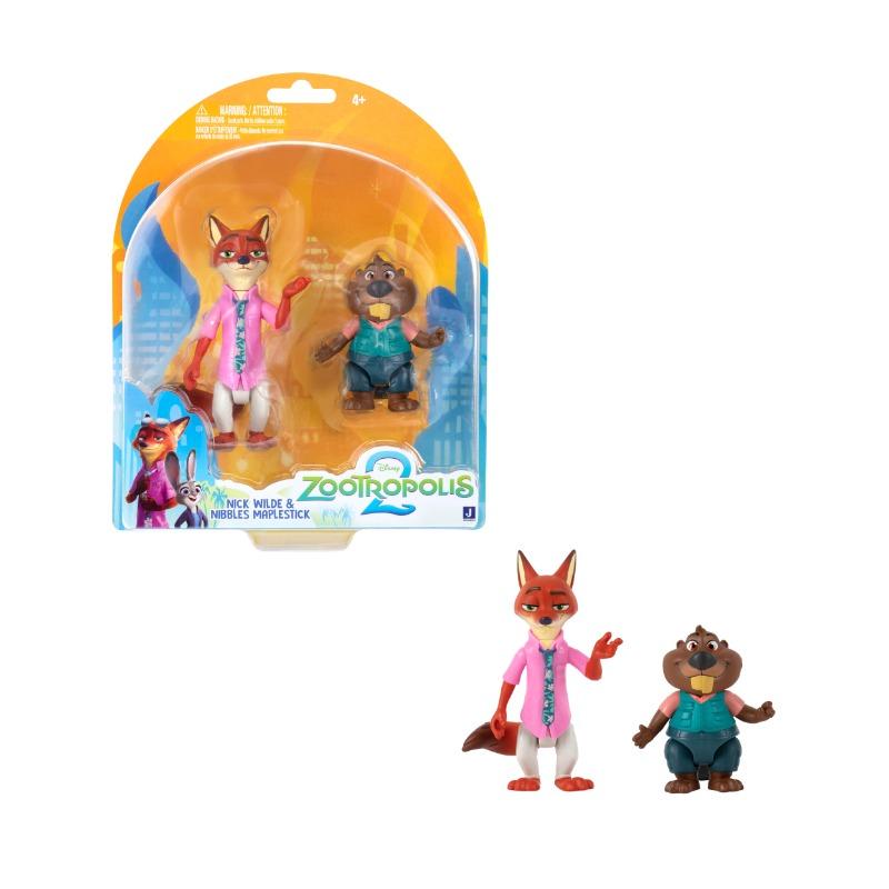 Zootropolis 2 Figure Pack Nick Wilde & Nibbles Maplestick