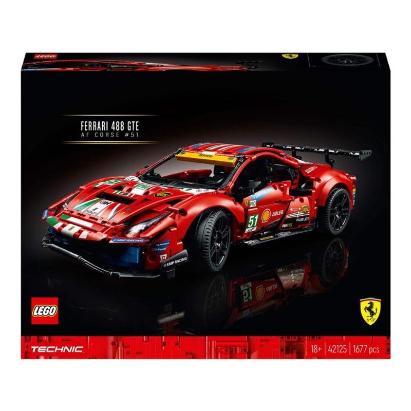 LEGO Technic Ferrari 488 GTE AF Corse 51 (1677 Pieces)