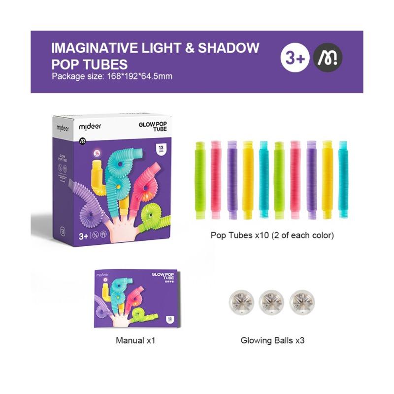 ميدير أنبوب بوب المتوهج - ممتع وفقاعي وملون