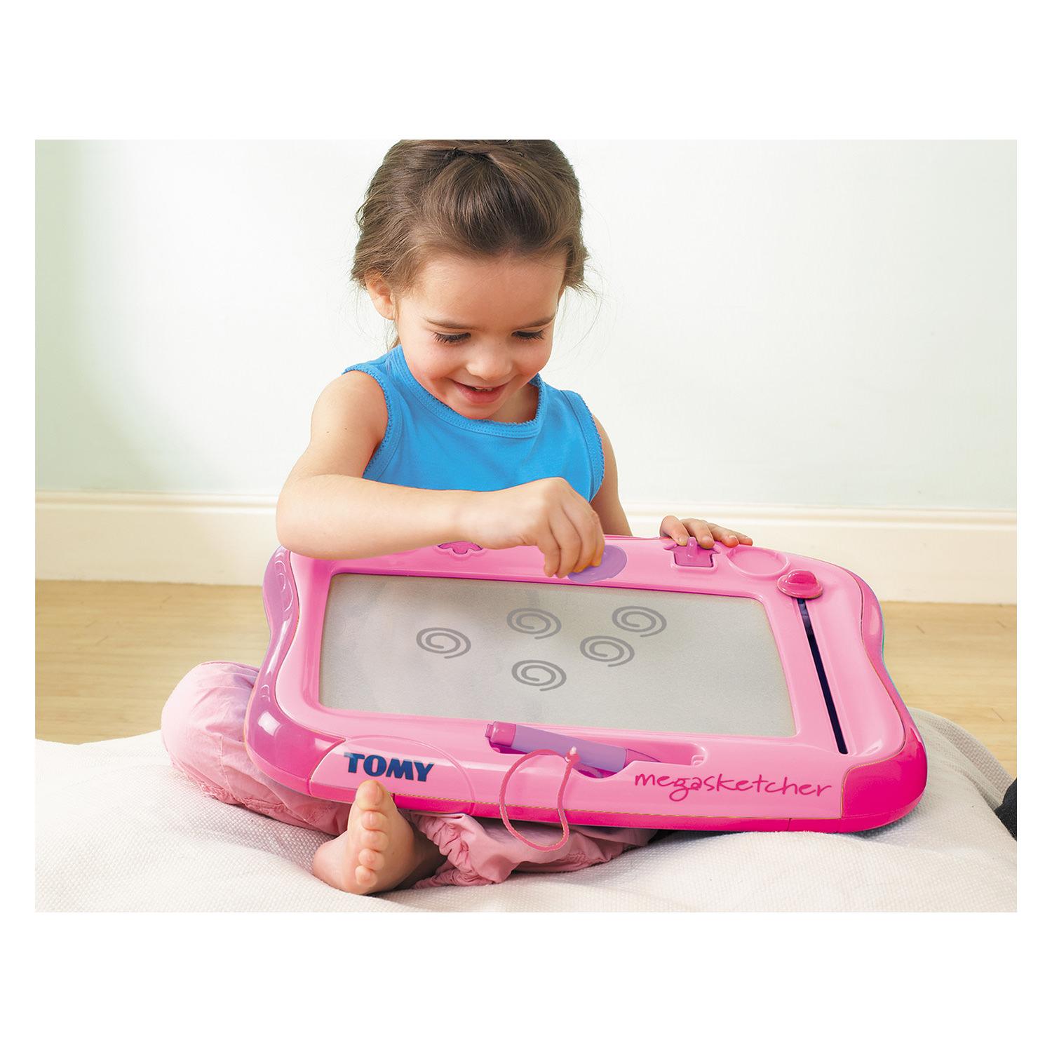 تومي - لوح ميجاسكتشر المغناطيسي - وردي