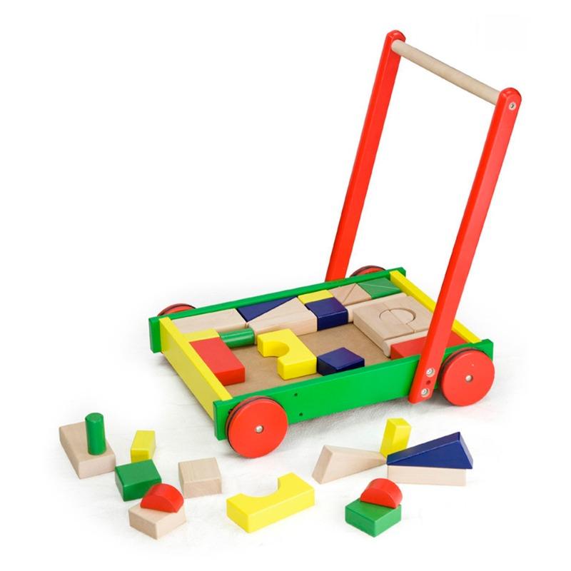 VIGA Wooden First Steps Baby Walker