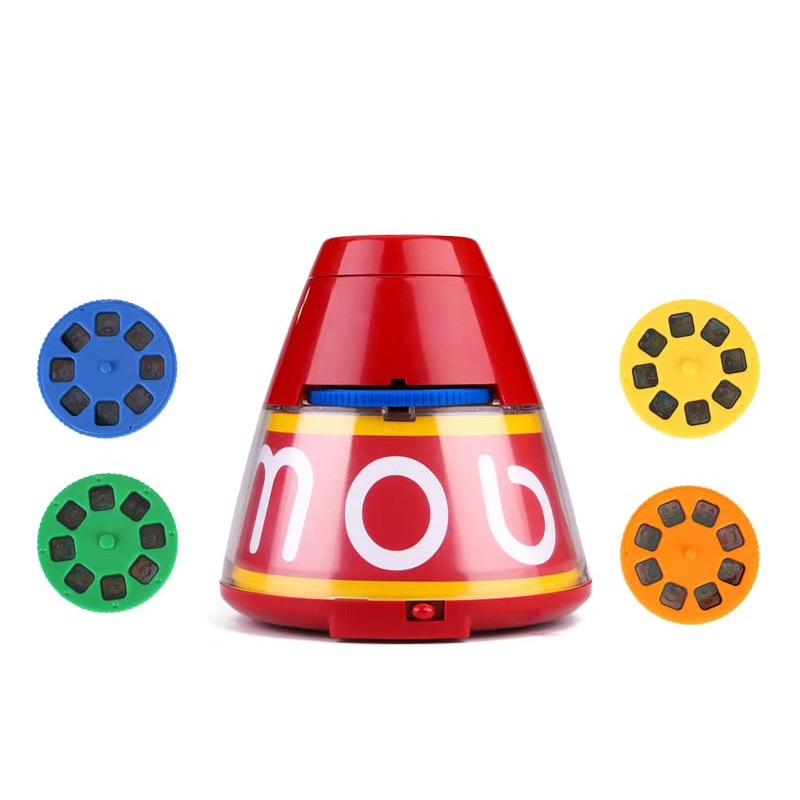 موبي - جهاز عرض قصص للأطفال ومصباح متعدد الوظائف