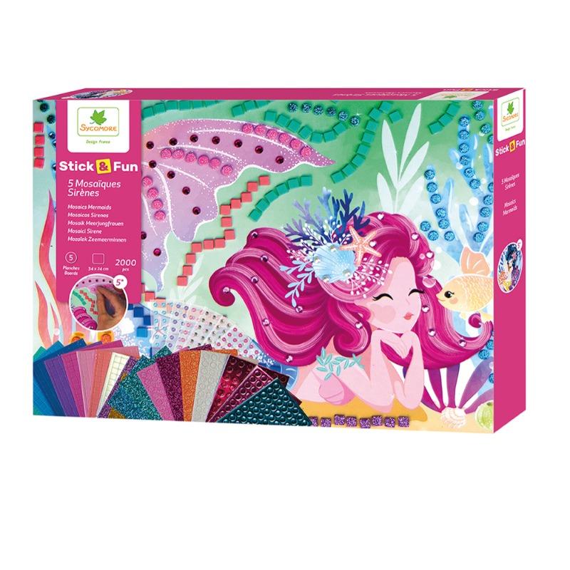 Sycomore Stick & Fun Extra Large 5 Mosaics - Mermaid