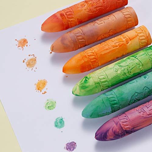 مجموعة ألوان التاي داي الشمعية - 6 ألوان