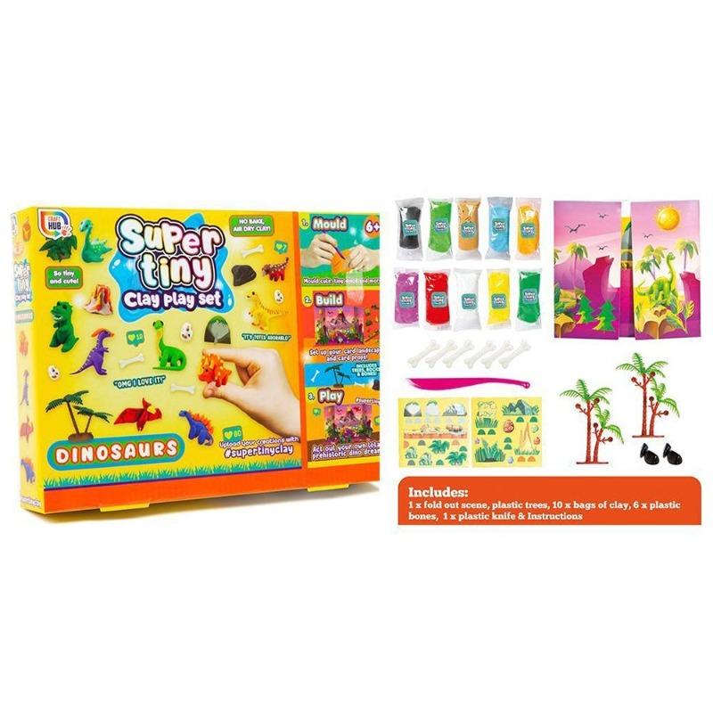 Craft Hub Super Tiny Clay Play Set - Dinosaur