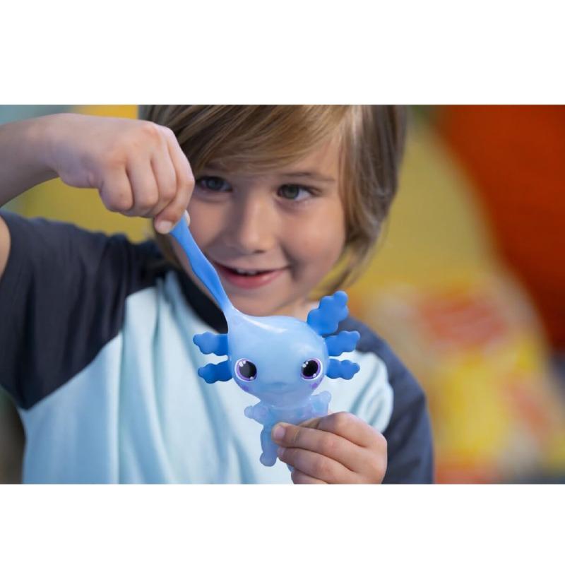 أنيماجيك - لعبة ليتس جلو أكسولوتل المائية لون ازرق