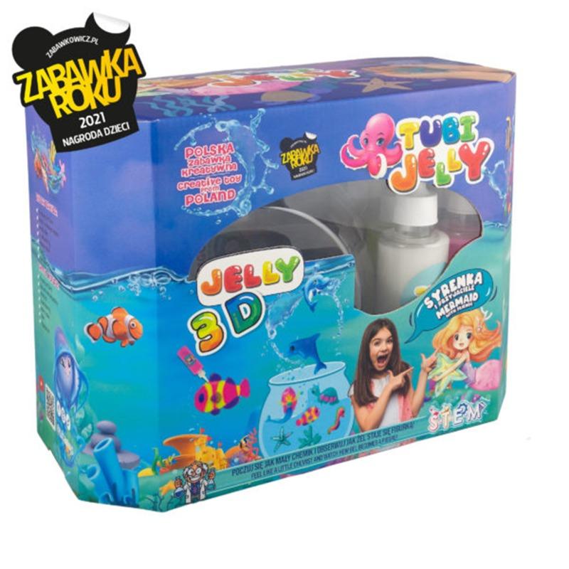 توبان - مجموعة توبي جيلي مع حوض سمك كبير حورية البحر 8 ألوان