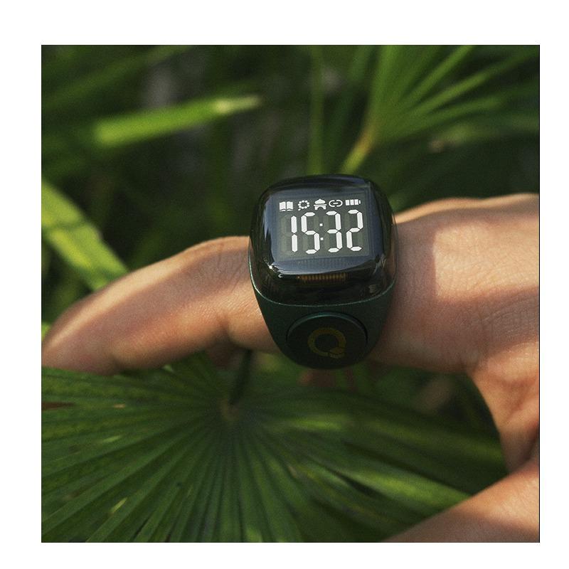 iQIBLA Noor Zikr Ring 18mm - Green