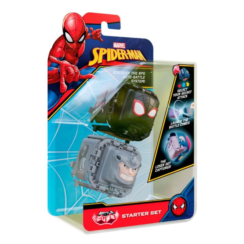 Marvel Spider Man Miles Morales vs. Rhino Battle Cube