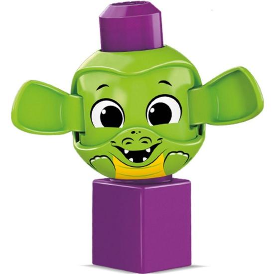Mega Bloks Bricks Peek A Blocks -Crocodile