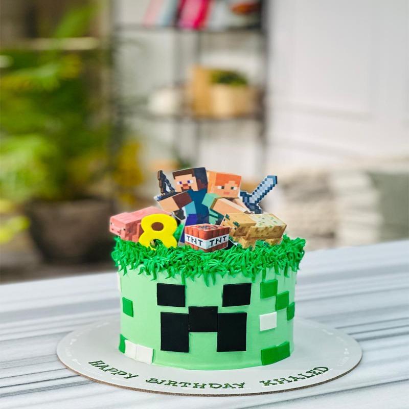 Monty's Minecraft Cake