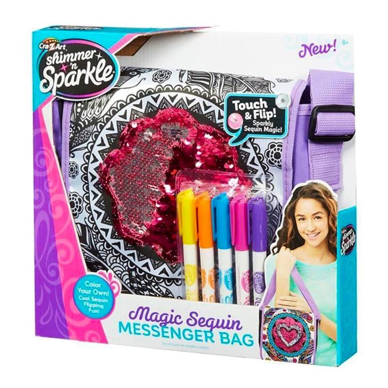 Cra-Z-Art SNS Color Your Own Magic Sequins Bag Crafts Kits